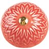Clayre & Eef 66273 Dverový kľuk rot-béžový Ø 4x3 cm
