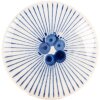 Clayre & Eef 66280 kľučka dverí béžovo-modrá 4x3 cm keramická