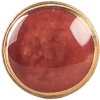 Clayre & Eef 66281BU kľučka červeno-zlatá Ø 3x3 cm / S3 cm