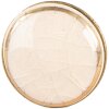 Clayre & Eef 66281W Dverný kľučný Béžovo-zlatý 3x3 cm