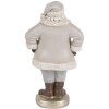 Clayre & Eef Santa Claus 8x6x15 cm sivý