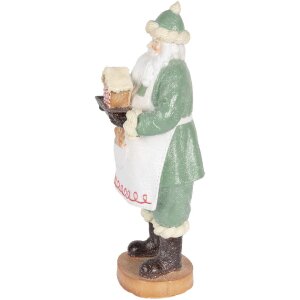 Clayre & Eef Dekorácia Santa Claus 11x11x30 cm