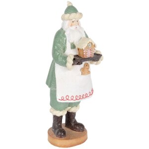 Clayre & Eef Dekorácia Santa Claus 11x11x30 cm