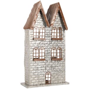 Clayre & Eef 6Y5811 Svietnik Domčeky 30x13x54 cm...