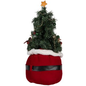 Clayre & Eef 50829 Dekoračný vianočný stromček s LED 30x70 cm