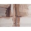 Clayre & Eef 66266 Nástenná dekorácia 51x3x51 cm Béžová/Ružová