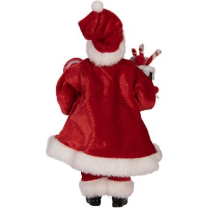 Clayre & Eef Dekorácia Santa Claus 16x8x28 cm
