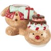 Clayre & Eef 6CE2214 Nádoba na zásoby s vekom 17x14x24 cm