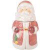 Clayre & Eef 6CE2215 Nádoba s vekom 15x26 cm Ružová/Biela