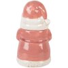 Clayre & Eef 6CE2215 Nádoba s vekom 15x26 cm Ružová/Biela