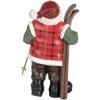 Clayre & Eef Santa Claus 15x11x25 cm zelená/hnedá