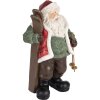 Clayre & Eef Santa Claus 15x11x25 cm zelená/hnedá