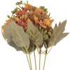 Clayre & Eef 6PL0402O Dekoračná vetvička s kvetmi 10x10x32 cm oranžová