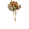 Clayre & Eef 6PL0402O Dekoračná vetvička s kvetmi 10x10x32 cm oranžová
