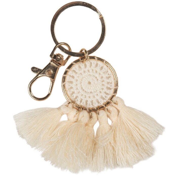 Kľúčenka Juleeze JZKC0214BE Béžová 4x1x7 cm