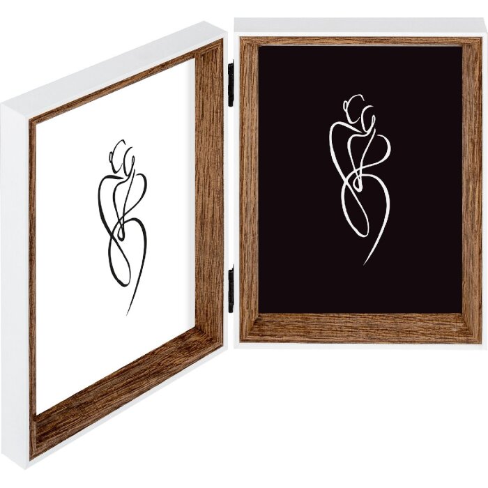 Walther Dvojitý fotorámik Silhouette 10x15 Prírodný