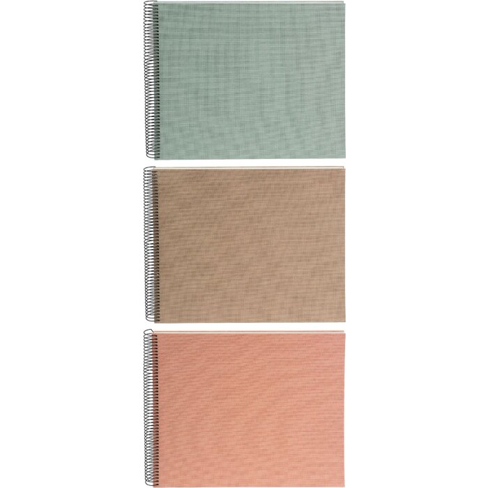 Goldbuch Spiralalbum Summertime 35x30 cm Apricot Maple Sage Green