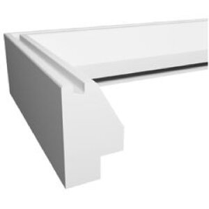 Walther Silhouette Dvojitý fotorámik Drevený – Biely/Prírodný