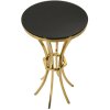 Mauro Ferretti stolík Shanty vysoký Ø 40x81 cm zlatý čierny
