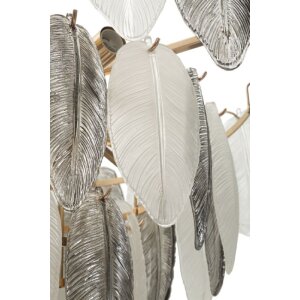 Mauro Ferretti Stropné svietidlo Leafy multicolor 60x40-87 cm 9xE14