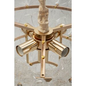 Mauro Ferretti Závesné svietidlo Ibiscus multicolor 47x30-73 cm 5xE14