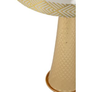 Mauro Ferretti stolná lampa Tower zlatá biela Ø 30x54 cm E27