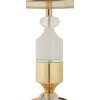 Mauro Ferretti stolná lampa Gipsy zlatá biela 30x52 cm E27