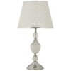 Mauro Ferretti stolná lampa Kody strieborná biela 30x54 cm E27