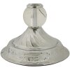 Mauro Ferretti stolná lampa Kody strieborná biela 30x54 cm E27