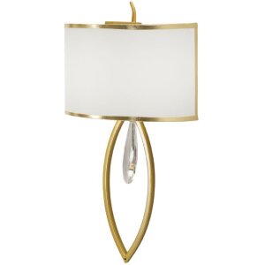 Mauro Ferretti nástenné svietidlo Vienna gold white 26x15x50 cm E14