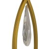 Mauro Ferretti nástenné svietidlo Vienna gold white 26x15x50 cm E14