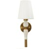 Mauro Ferretti nástenná lampa Budapešť 16x20x46 cm zlatá biela