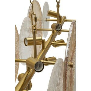 Mauro Ferretti Závesné svietidlo Osaka 100x23x28-94 cm 8xE14 bez žiaroviek