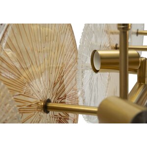 Mauro Ferretti Závesné svietidlo Osaka 100x23x28-94 cm 8xE14 bez žiaroviek