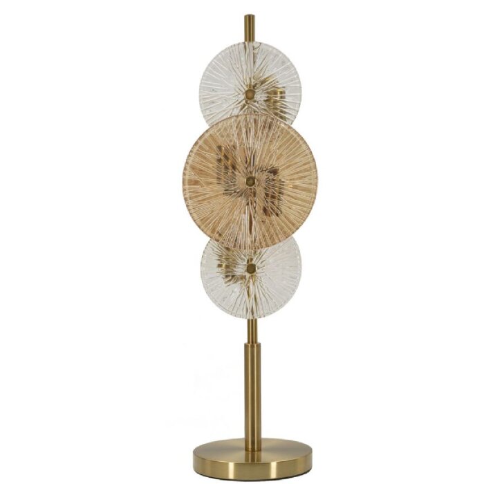 Mauro Ferretti stolná lampa Osaka sklo železo 20x18x66 cm