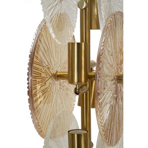 Mauro Ferretti stolná lampa Osaka sklo železo 20x18x66 cm