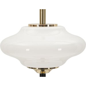 Mauro Ferretti Stolná lampa Vintage Sklo Železo 22x46 cm E14