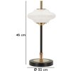 Mauro Ferretti Stolná lampa Vintage Sklo Železo 22x46 cm E14