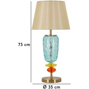 Mauro Ferretti stolná lampa Colorful Ø 35x73 cm E27 bez žiarovky