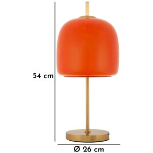 Mauro Ferretti stolná lampa Oldy sklo železo 30x16x53 cm E27