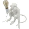 Mauro Ferretti stolná lampa sediaca opica biela 33x33x32 cm E27