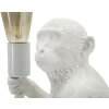 Mauro Ferretti stolná lampa sediaca opica biela 33x33x32 cm E27