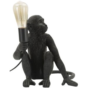 Mauro Ferretti Stolná lampa Sediaca opica Čierna...