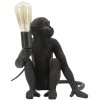 Mauro Ferretti Stolná lampa Sediaca opica Čierna 33x33x32 cm