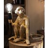Mauro Ferretti stolná lampa sediaca opica zlatá 33x33x32 cm E27