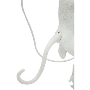 Mauro Ferretti Nástenné svietidlo Opica Biela 32x32x64 cm