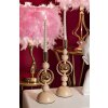 Mauro Ferretti svietnik Saturn ružový – 2-dielna súprava