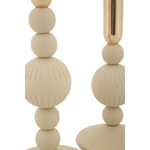 Mauro Ferretti svietnik Aster creme – 2-dielna súprava