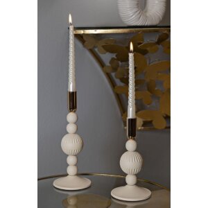 Mauro Ferretti svietnik Aster creme – 2-dielna súprava