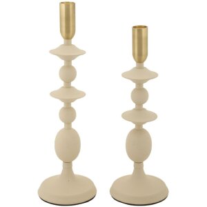 Mauro Ferretti Sviečnik Gemini krémový -...